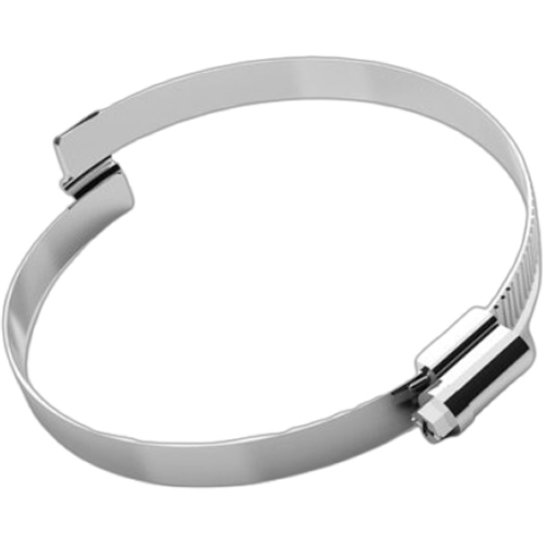 Master-Grip Hose Clamp, screwable, Steel quality W4, stainless steel 1.4301
