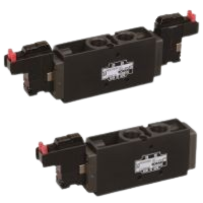 454series - Non-subplate 5-port solenoid valve