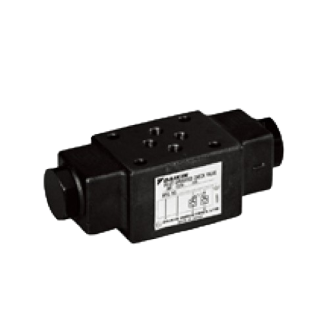 02 series stacking type pilot operated check valve