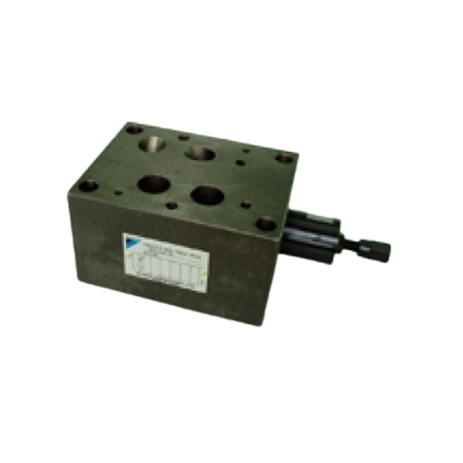04 series stacking type throttle valve with check valve for port P