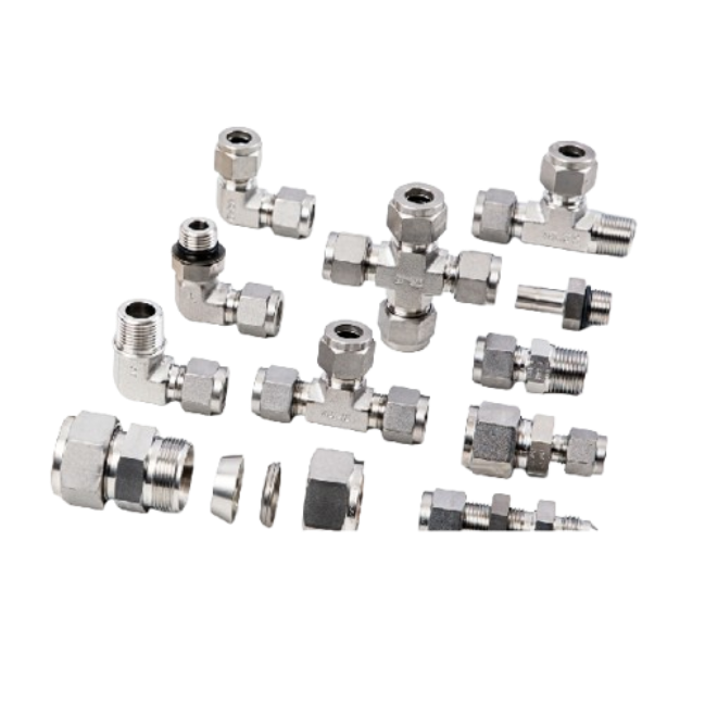 Double Ferrule Type Tube Fitting